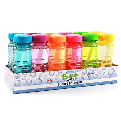 Big Bubble Bottle 12 Pack - 4oz Blow Bubbles Solution Novelty Summer ...