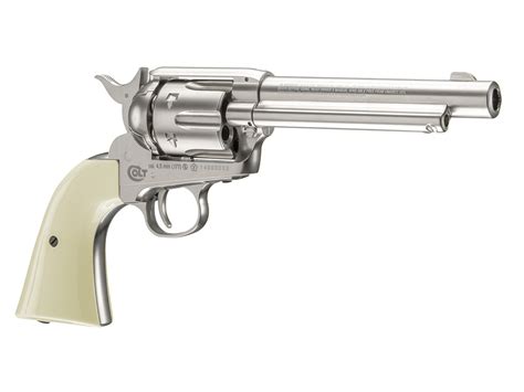 Colt Peacemaker Nickel Full Metal, CO2 Air Pistol - The Hunting Edge ...