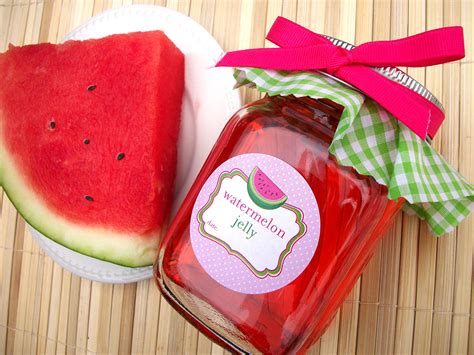 Cute Watermelon Jelly Canning Labels for home preserved food in jars – CanningCrafts