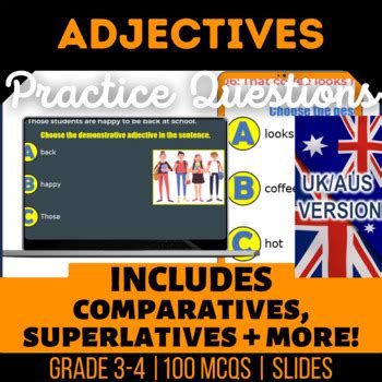 Adjectives Editable Presentations: Quantitative, Demonstrative UK/AUS English