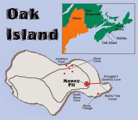 Map Of Oak Island Nova Scotia - Maping Resources