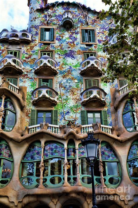 Antoni Gaudi's Casa Batllo Barcelona Spain Photograph by Chuck Kuhn - Pixels