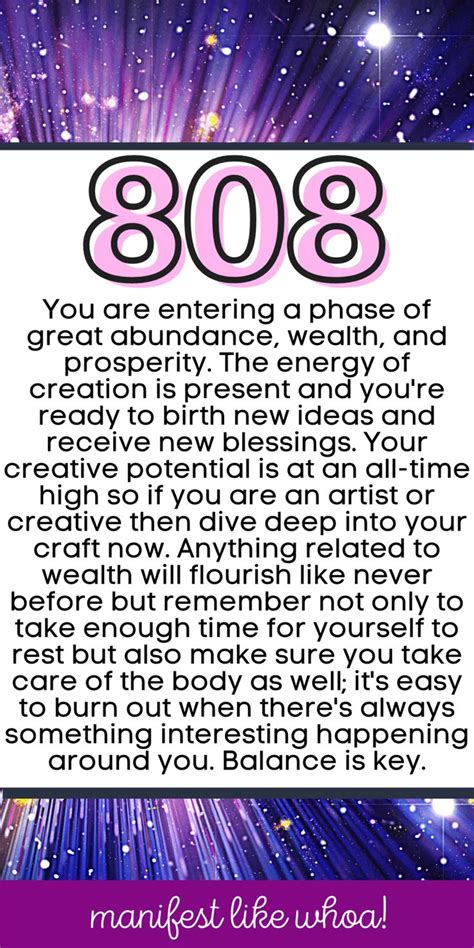 808 Angel Number Meaning For Manifestation & Numerology | Spiritualité, Joie, Joie de vivre