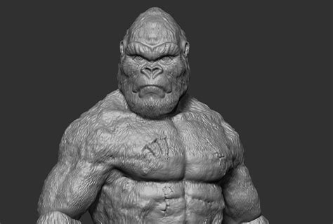 ArtStation - King Kong: 3D printer model