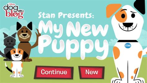 Disney Games: Dog With A Blog - Stan Presents: My New Puppy - YouTube