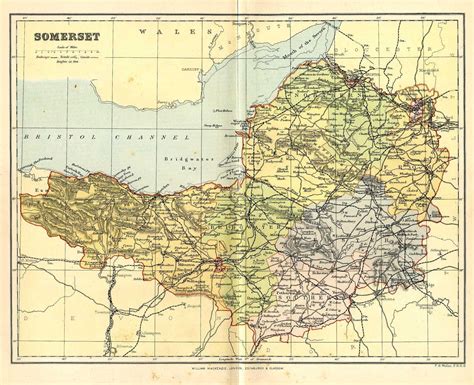 Somerset 19th century map | Vintage world maps, Map, Somerset