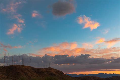 South Mountain sunset clouds. : r/phoenix