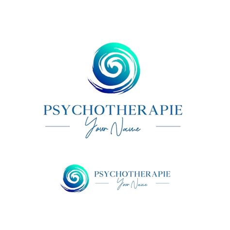 Premium Vector | Psychotherapy logo design concept