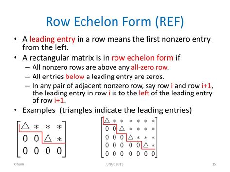 PPT - ENGG2013 Unit 3 RREF and Applications of Linear Equations PowerPoint Presentation - ID:4814855