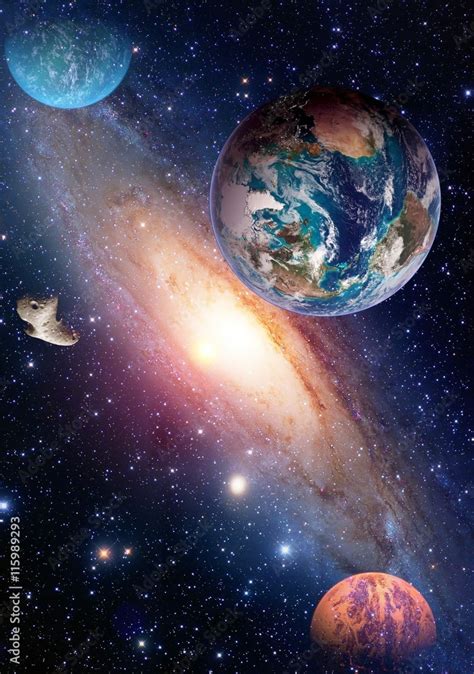 Milky Way Planets Space