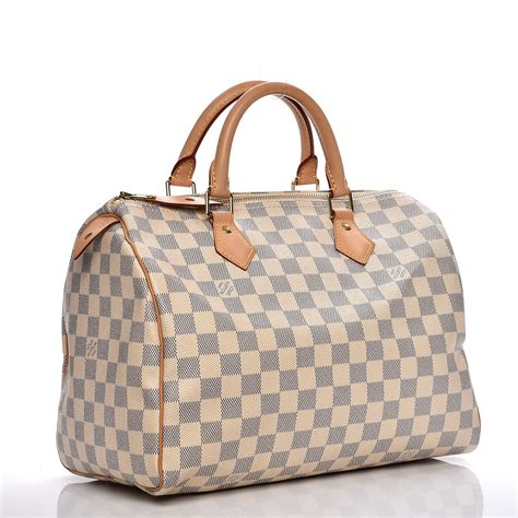 LOUIS VUITTON Damier Azur Speedy 30 210818