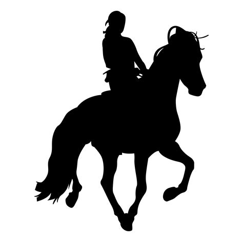 riding a horse silhouette - Download Free Vectors, Clipart Graphics & Vector Art