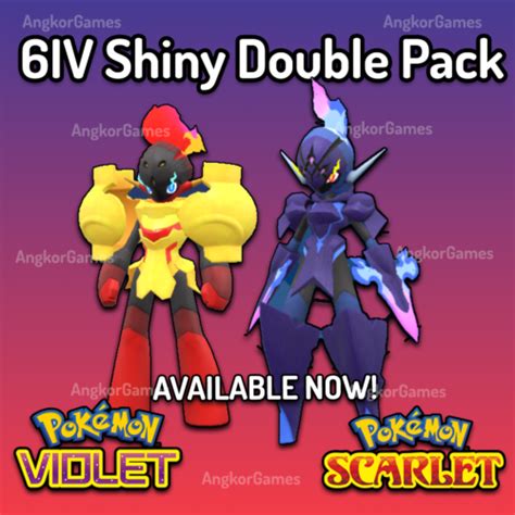 Shiny Ceruledge And Armarouge 6IV Pokemon Scarlet & Violet | Fast Delivery! | eBay