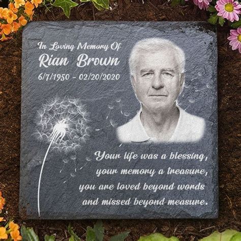 You Are Loved Beyond Words - Personalized Memorial Stone - Upload Image ...