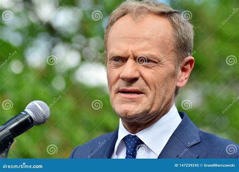 Donald Tusk the President of the European Council Present in Warsaw ...