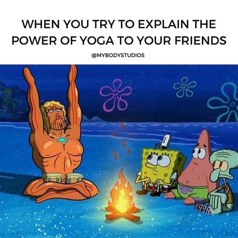 MyBody Studios Tuesday Fitness Yoga Funny Meme Motivation | Yoga funny ...