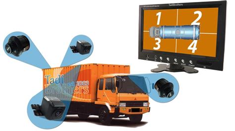 360 Degree Truck Camera System for Surround View with DVR (4 Cameras)