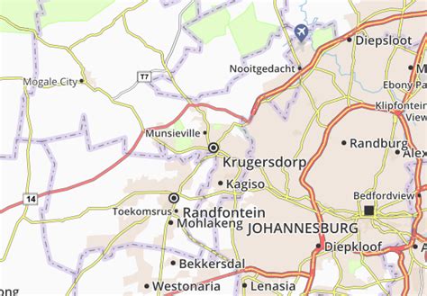 MICHELIN Krugersdorp map - ViaMichelin