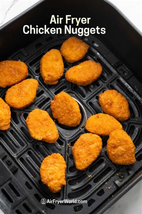 Air Fried Frozen Chicken Nuggets EASY and CRISPY | Air Fryer World