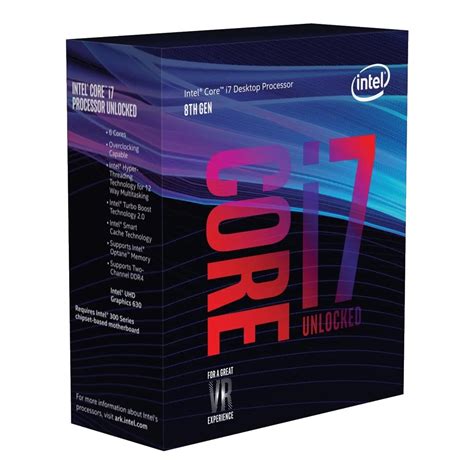 CPU (ซีพียู) 1151 INTEL CORE I7-8700K 3.7 GHz (WITHOUT CPU COOLER)