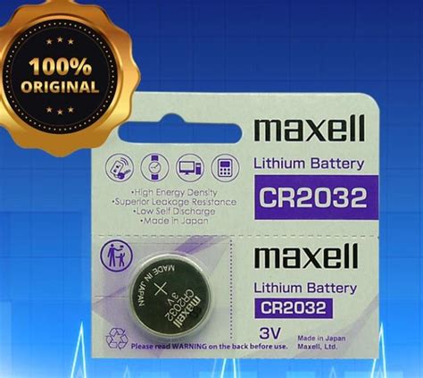 CR2032 ORIGINAL GENUINE Maxell Japan Coin Cell Lithium Battery 3V EXPIRY DATE 2028, Motorcycles ...