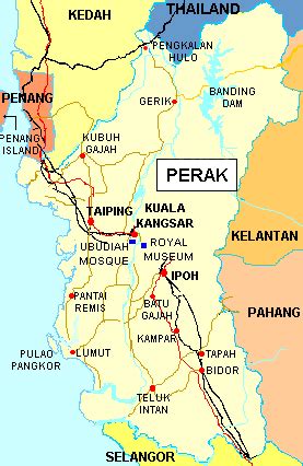 Teluk Intan Map