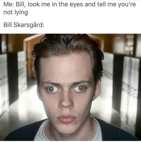 it hurts my eyes to see him do that oh my god | Bill skarsgard ...