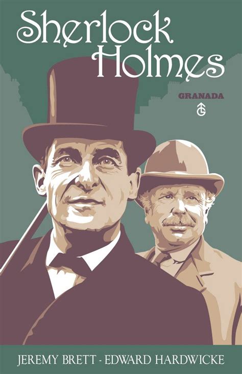 Jeremy Brett and Edward Hardwicke in the Granada television series "Sherlock Holmes" Jeremy ...