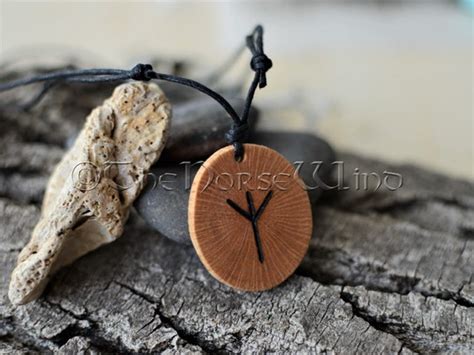 Viking Rune Necklace Norse Rune Symbol of Your Choice Elder - Etsy