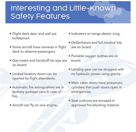 Interesting and Little-Known Airplane Safety Features | Vaughn College