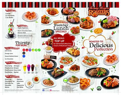 Kenny Rogers Roasters Singapore Menu Prices Updated 2024