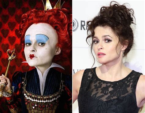 Helena Bonham Carter as the Red Queen in Alice through the Looking Glass | Celebrity Movie ...