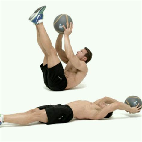 Medicine Ball V Up by Anthony Franklin - Exercise How-to - Skimble