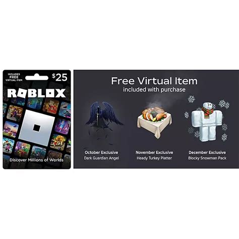 Roblox Gift Card - Various Amounts - Sam's Club