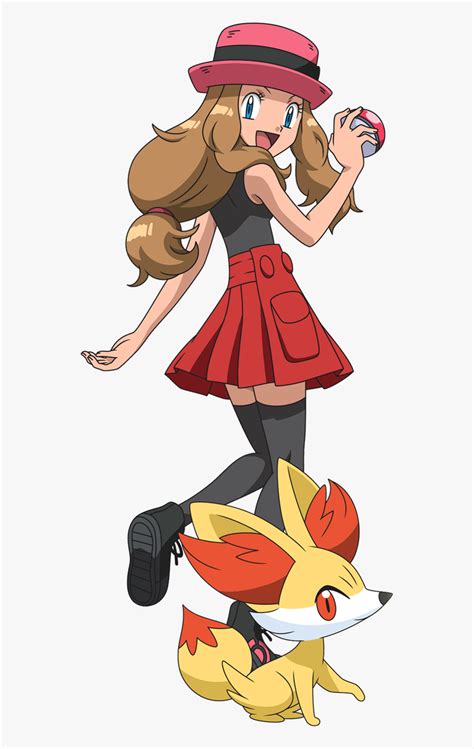 Serena Fennekin - Serena De Pokémon X, HD Png Download - kindpng