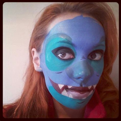 Stitch face paint | Face painting halloween, Disney face painting, Stitches makeup