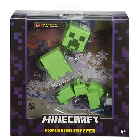 Mattel Minecraft Action Figure Exploding Creeper - Shop Action Figures ...