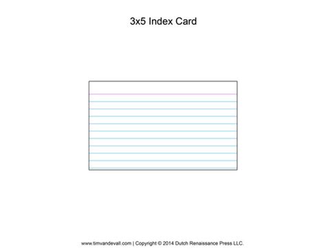 Free download 3X5 Card Template Word programs - internetreports