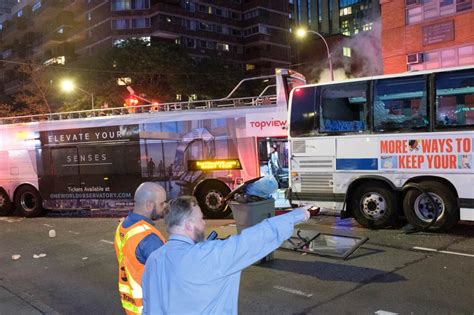 18 injured, dozens more seek medical evaluation after NYC bus crash