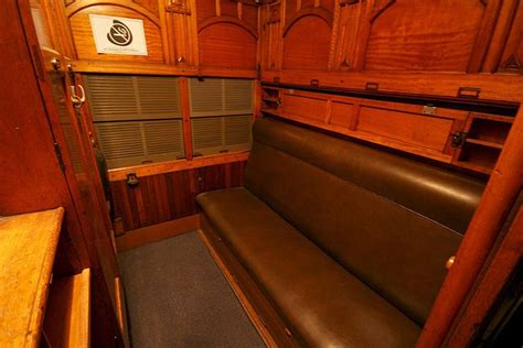 Victorian Railways Acheron sleeping car interior - day set up. Ten E-type sleeping cars were ...