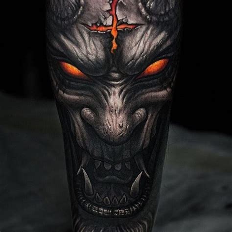 Pin by Tiago Figueiredo on Tattoo Art | Demon tattoo, Evil tattoos, Satanic tattoos