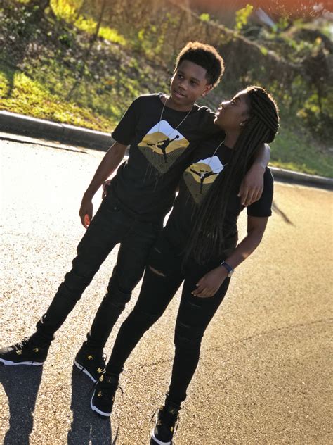 Matching couple I love them Cute Couples Teenagers, Cute Black Couples, Black Couples Goals ...