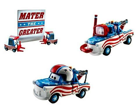 Disney•Pixar Cars Toon "Mater The Greater 4-Pack" High Dive Mater # ...