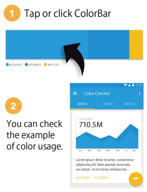 30 Examples of Material Design Palette Color Usage