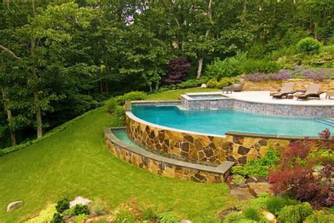 Sloped backyard ideas - large and beautiful photos. Photo to select ...