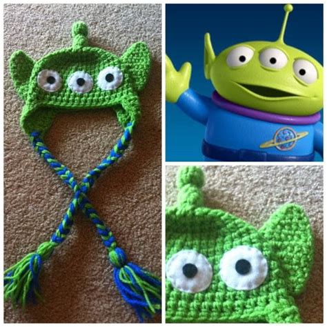 Little Green Men (Toy Story) crochet hat | Gorros tejidos a crochet ...