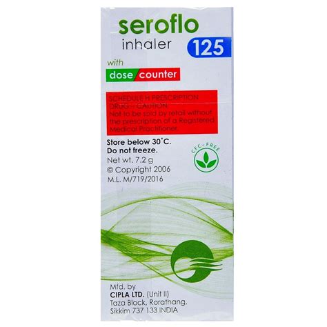 Seroflo 125 Inhaler Price, Uses, Side Effects, Composition - Apollo Pharmacy