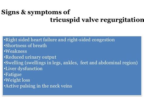 Know about tricuspid valve regurgitation