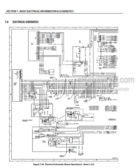 JLG T350 PVC 2007 Service And Maintenance Manual Boom Lift 31217421