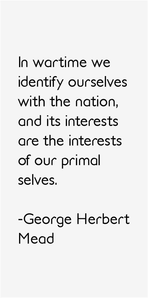 George Herbert Mead Quotes & Sayings